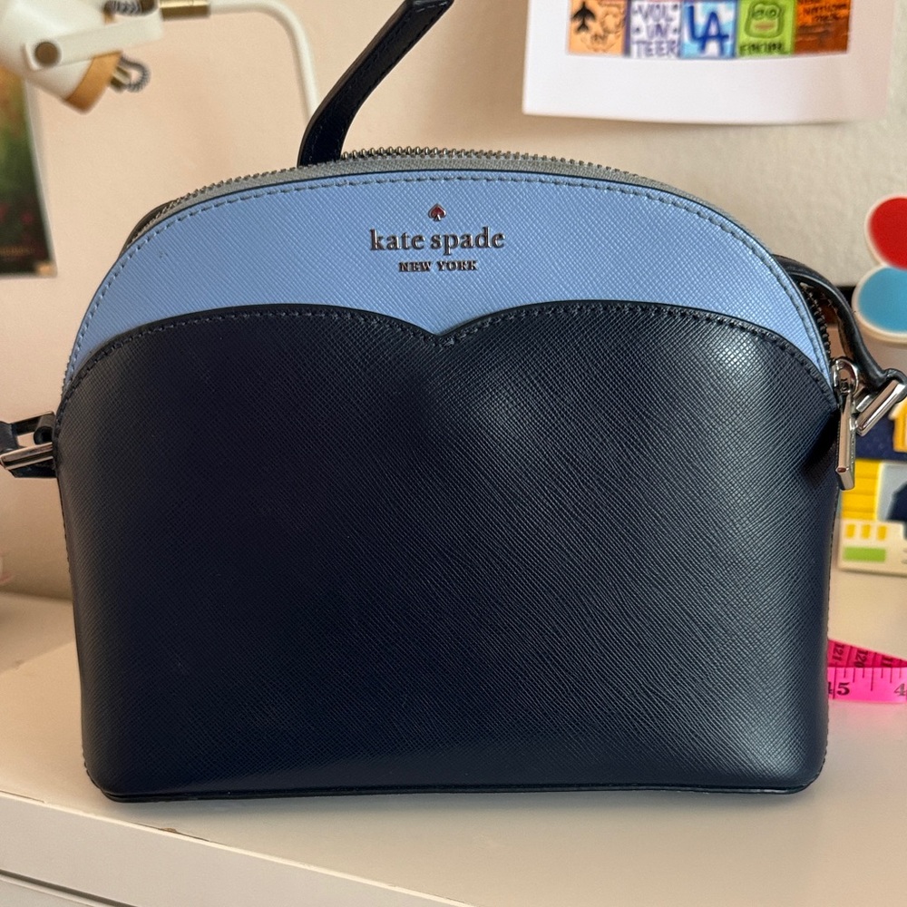Kate Spade Dark and Light Blue Crossbody Bag